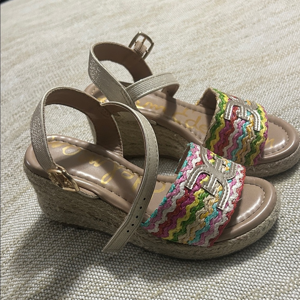Sam Edelman Multicolor Wedge Sandals